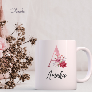 Personalized Initial and Name Mug